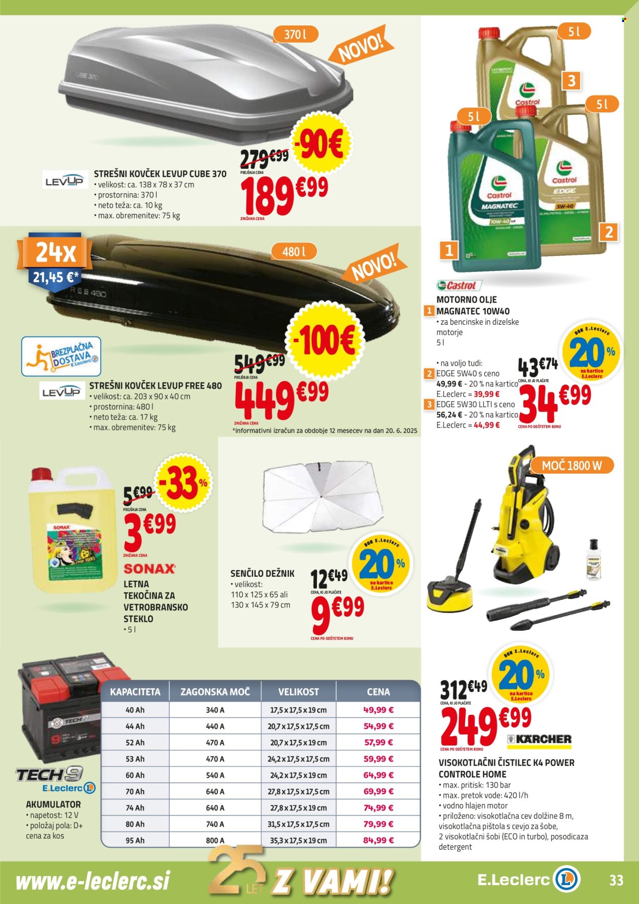 E.Leclerc katalog - 2.7.2025 - 12.7.2025. Stran 33