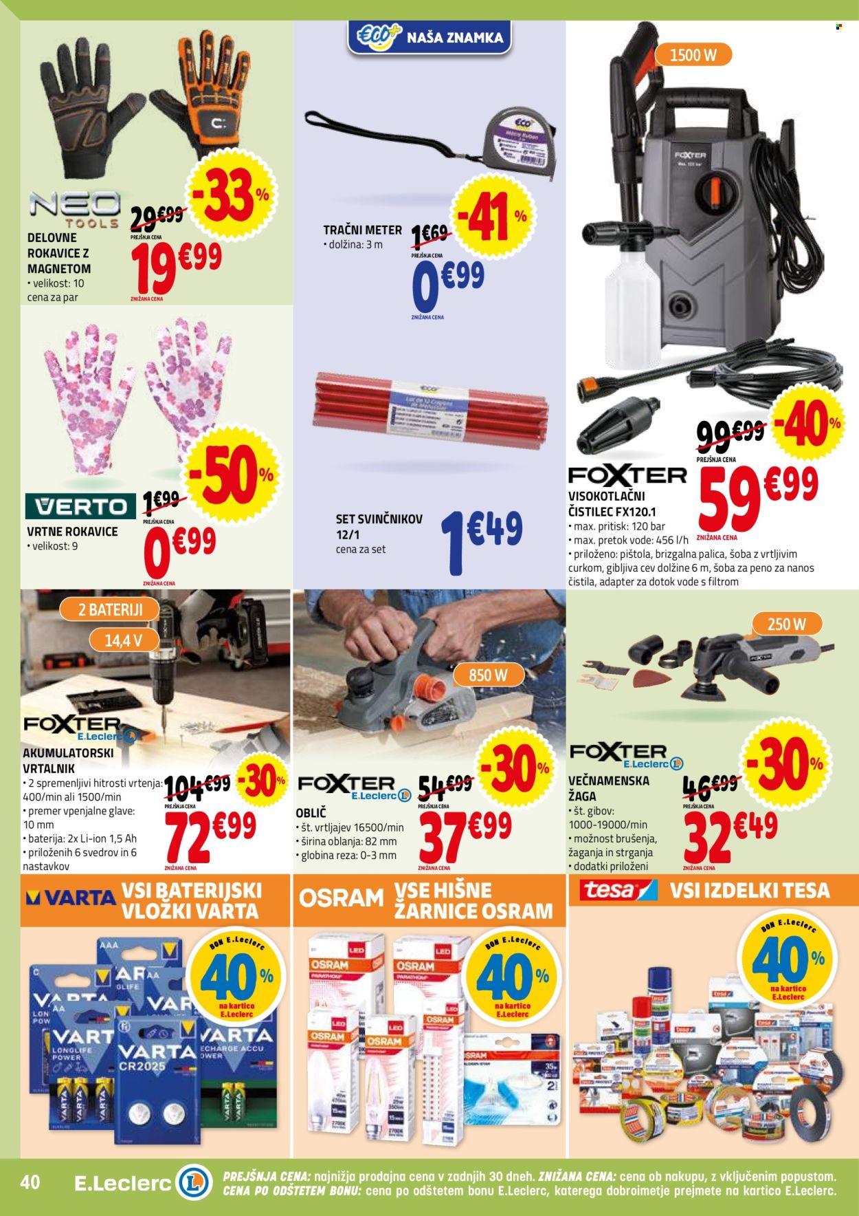 E.Leclerc katalog - 2.7.2025 - 12.7.2025. Stran 40