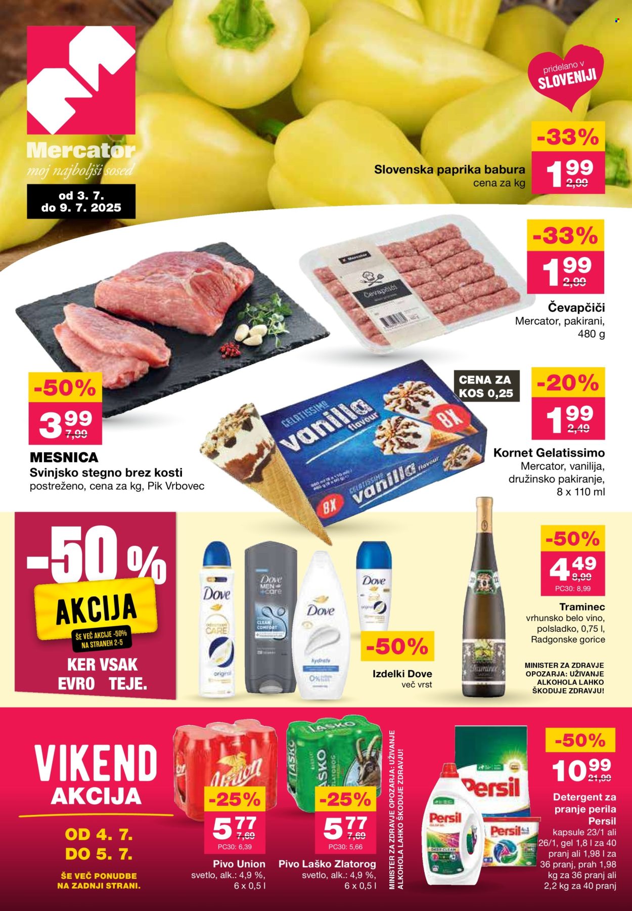 Mercator katalog - 3.7.2025 - 9.7.2025. Stran 1