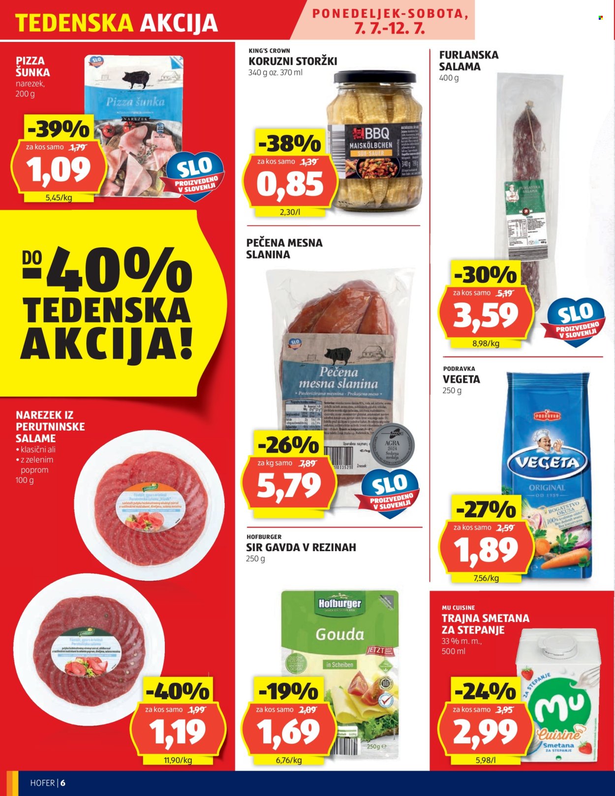 Hofer katalog - 3.7.2025 - 12.7.2025. Stran 6