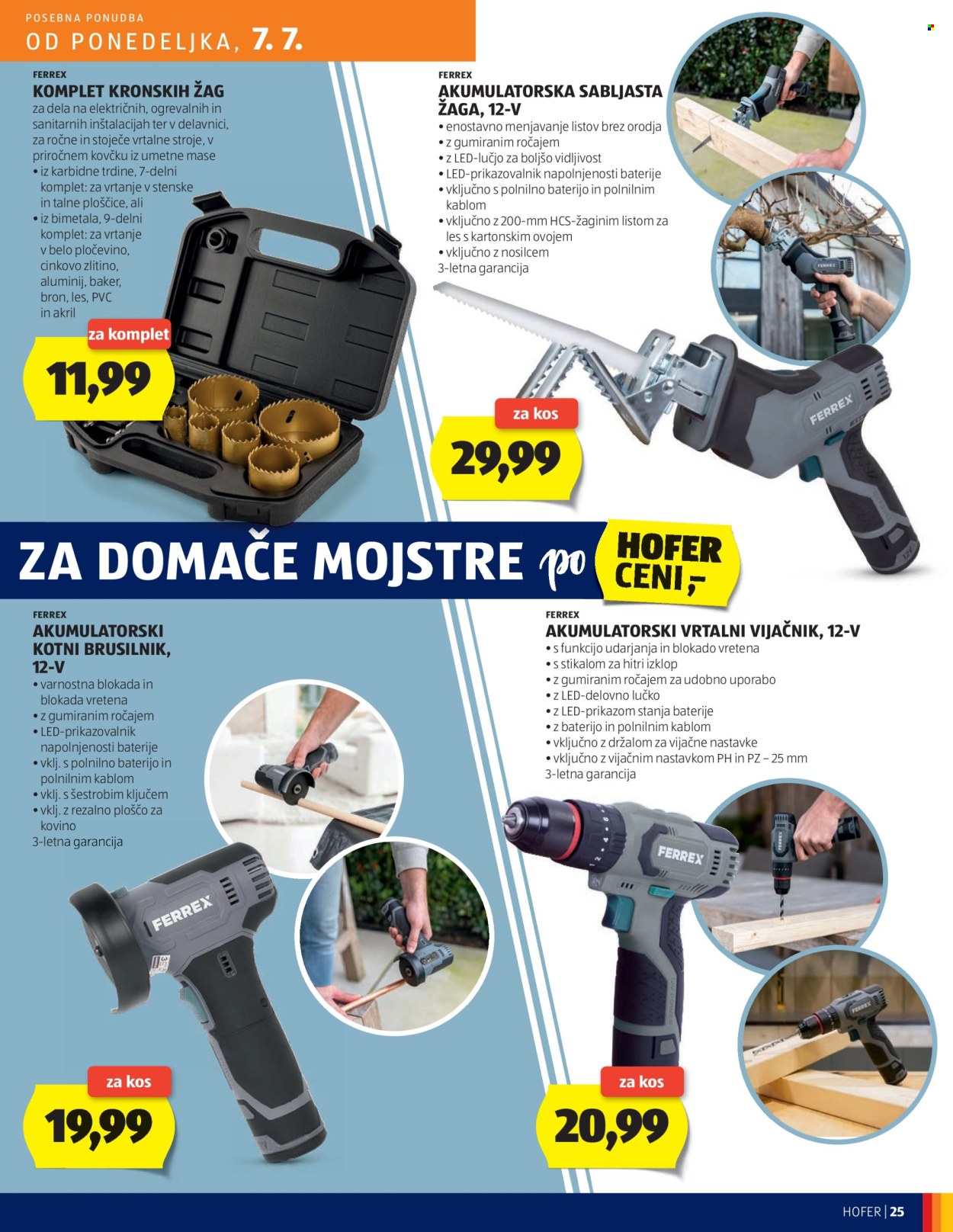 Hofer katalog - 3.7.2025 - 12.7.2025. Stran 25