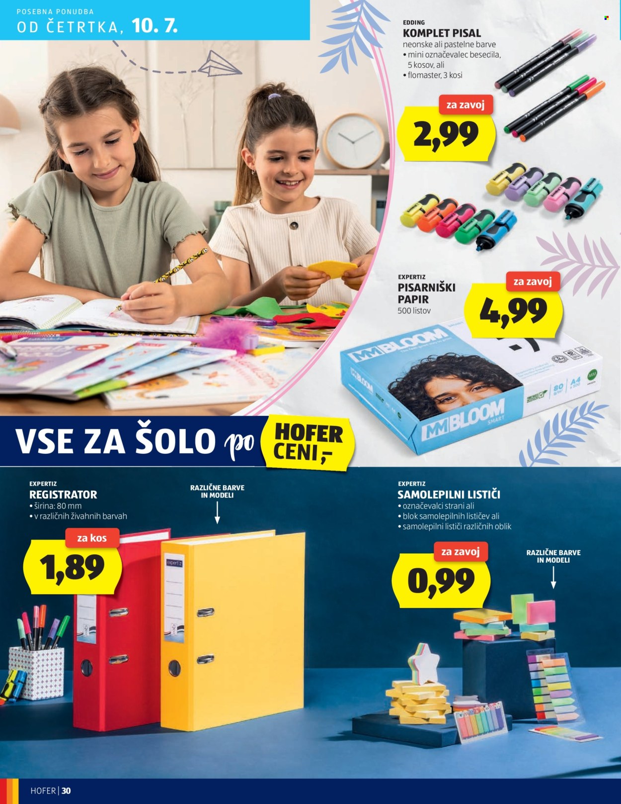 Hofer katalog - 3.7.2025 - 12.7.2025. Stran 30