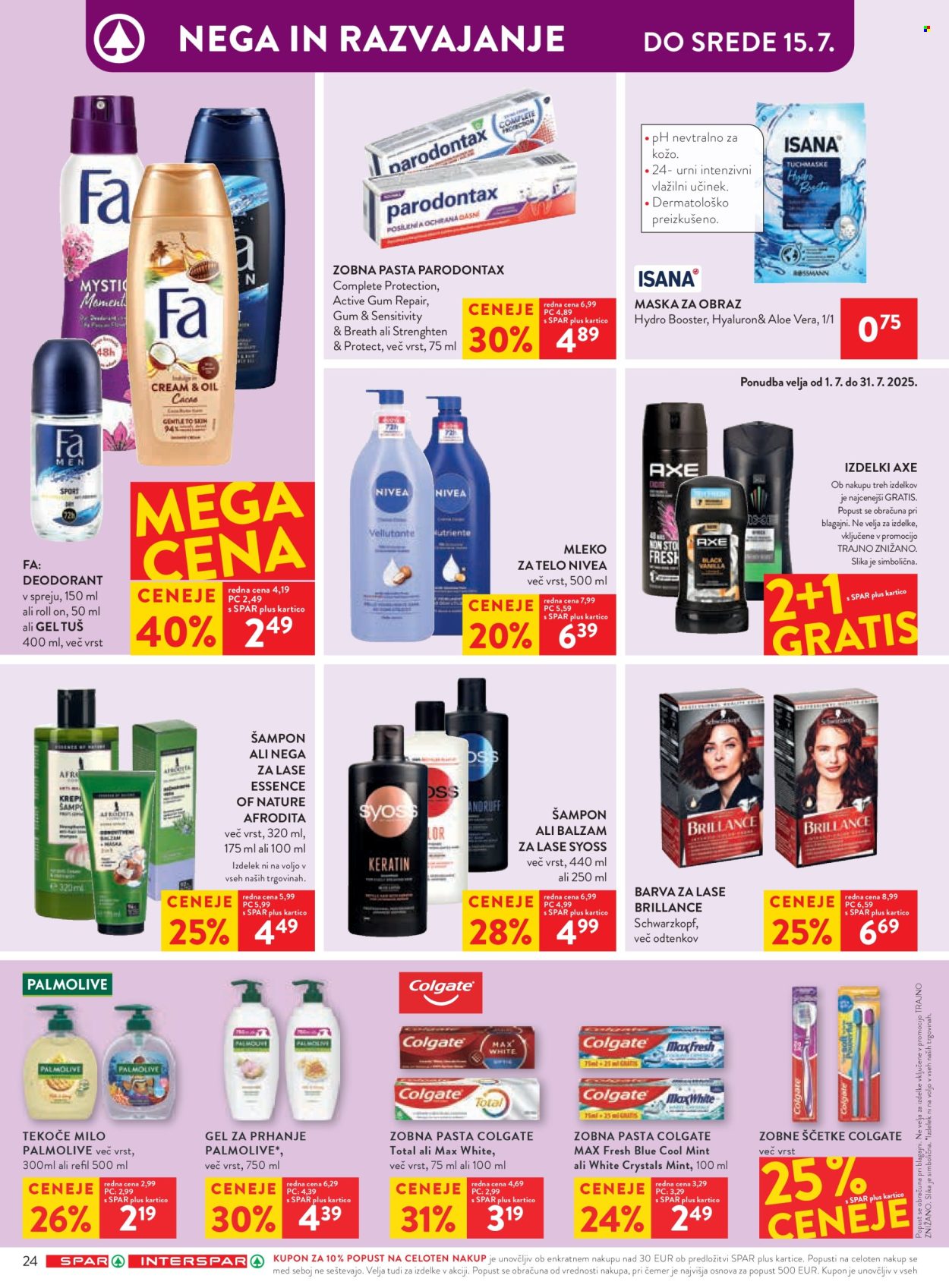 SPAR katalog - 9.7.2025 - 22.7.2025. Stran 34