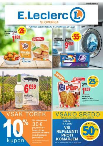 E.Leclerc katalog - 9.7.2025 - 19.7.2025.