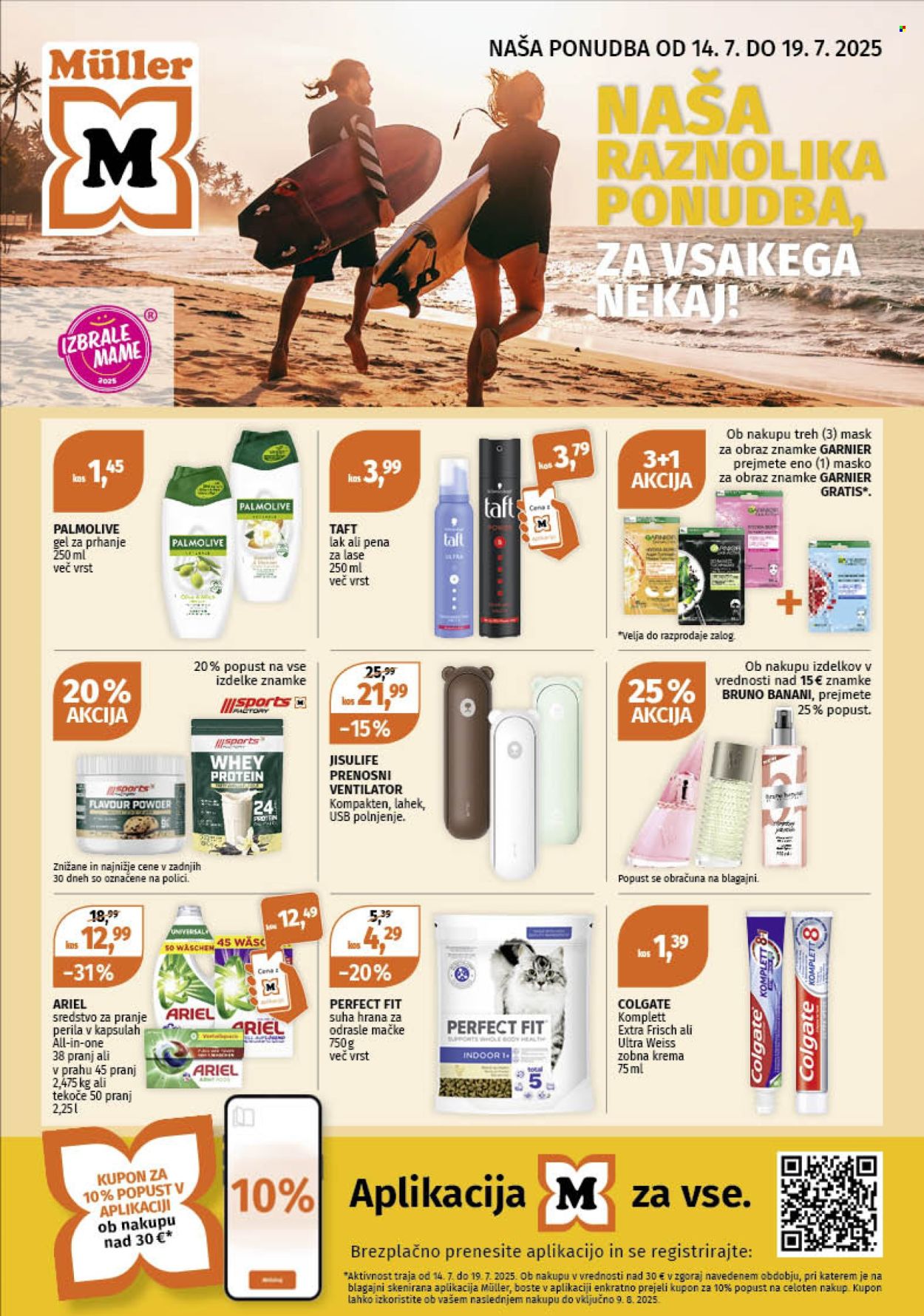 Müller katalog - 14.7.2025 - 19.7.2025. Stran 1