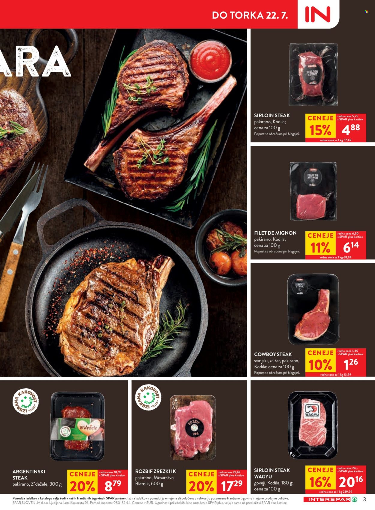 INTERSPAR katalog - 16.7.2025 - 29.7.2025. Stran 3