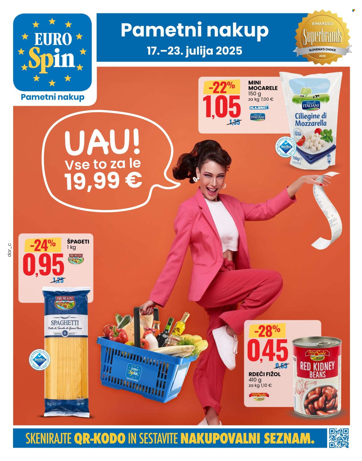 EuroSpin katalog - 17.7.2025 - 23.7.2025. Stran 1