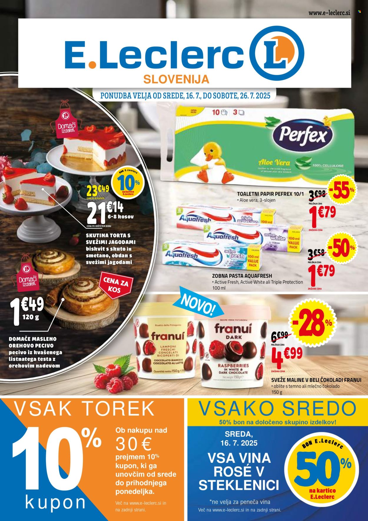 E.Leclerc katalog - 16.7.2025 - 26.7.2025. Stran 1