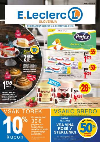 E.Leclerc katalog - 16.7.2025 - 26.7.2025.