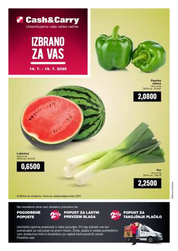 Mercator Cash & Carry katalog - 14.7.2025 - 19.7.2025.