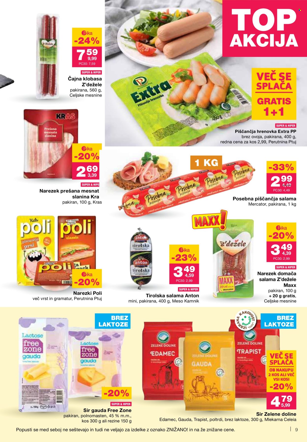 Mercator katalog - 17.7.2025 - 23.7.2025. Stran 9