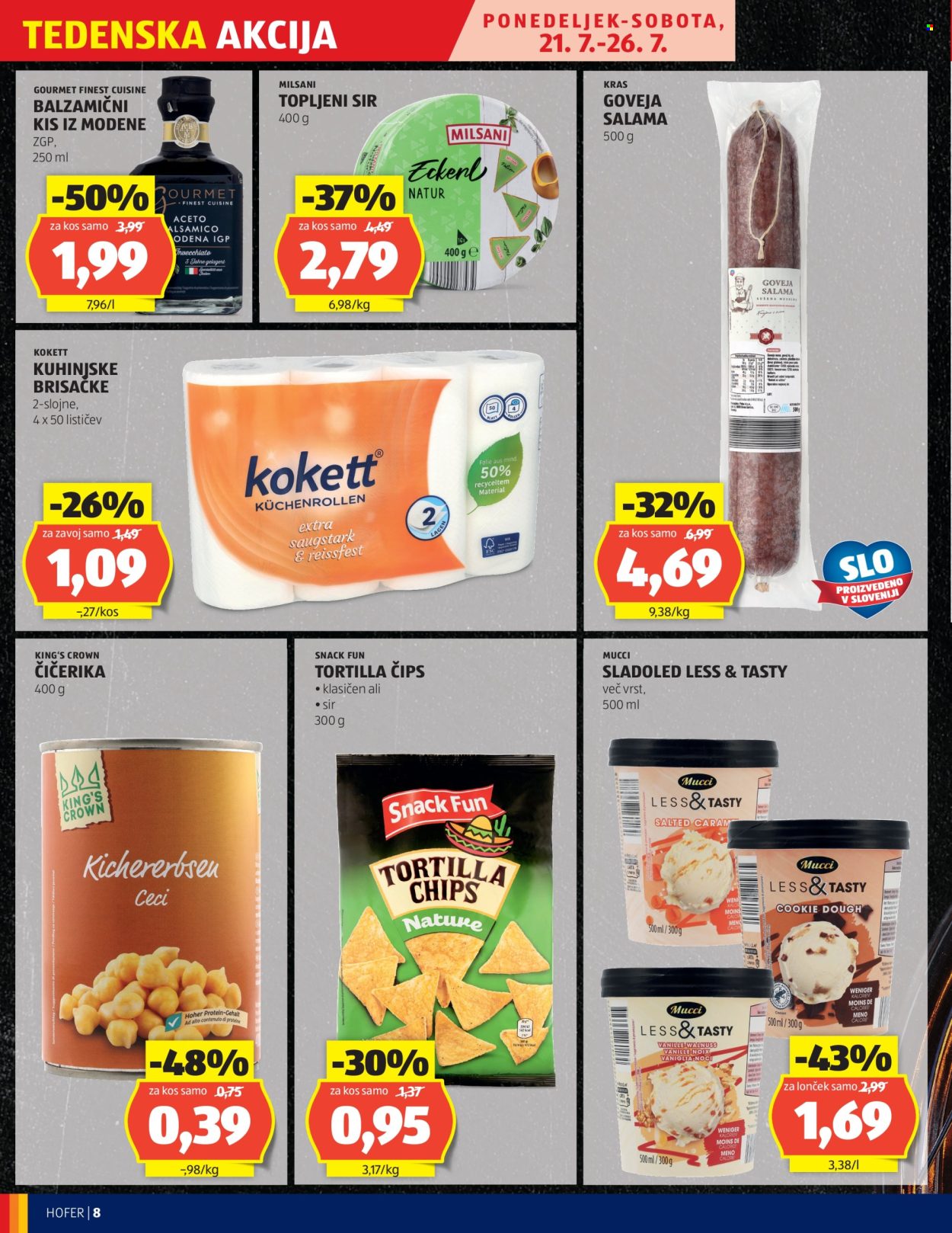 Hofer katalog - 17.7.2025 - 26.7.2025. Stran 8