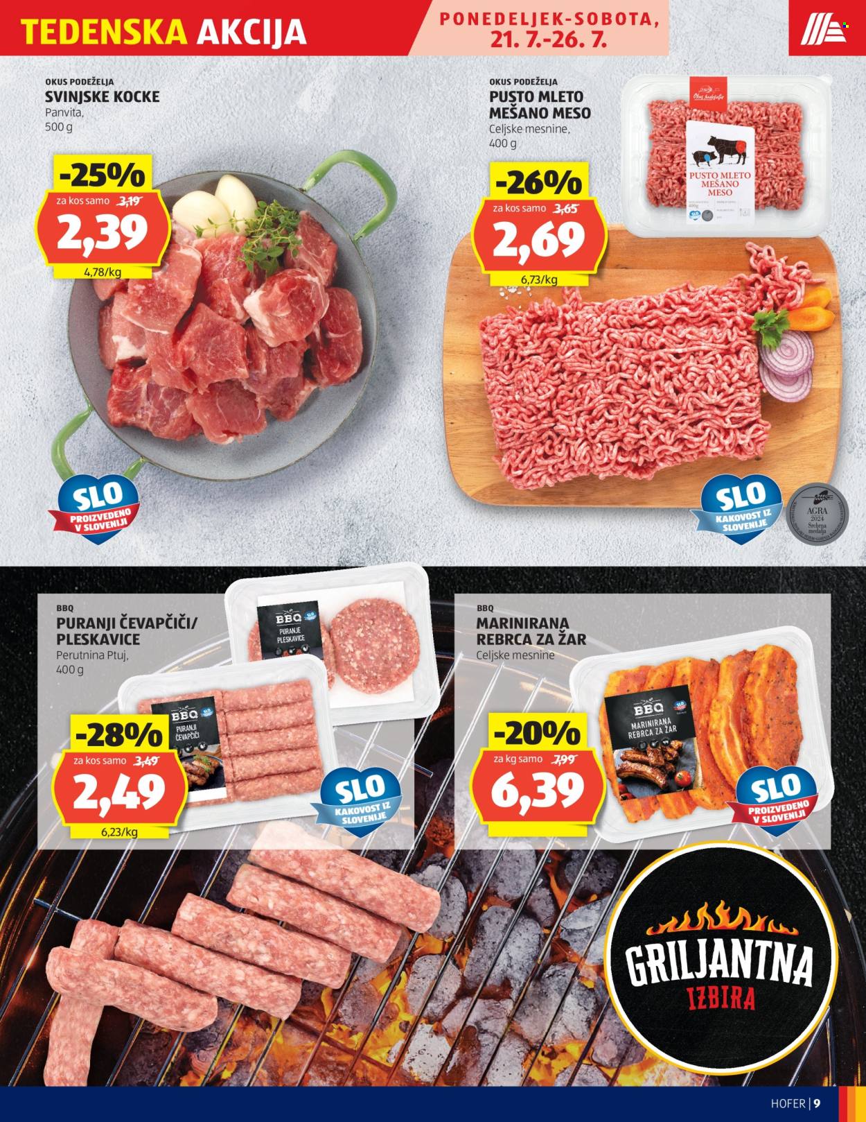 Hofer katalog - 17.7.2025 - 26.7.2025. Stran 9