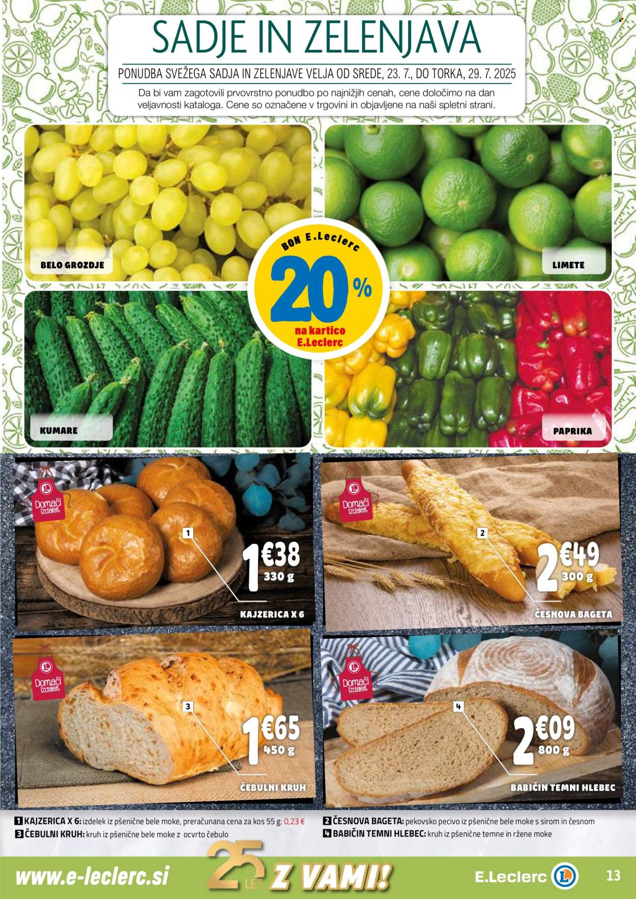 E.Leclerc katalog - 23.7.2025 - 2.8.2025. Stran 13