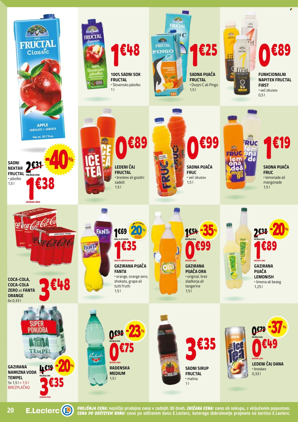 E.Leclerc katalog - 23.7.2025 - 2.8.2025. Stran 20
