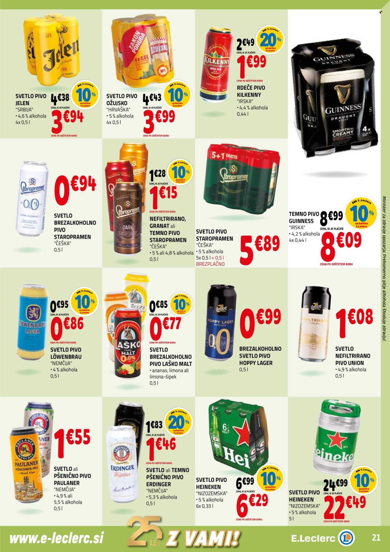 E.Leclerc katalog - 23.7.2025 - 2.8.2025. Stran 21