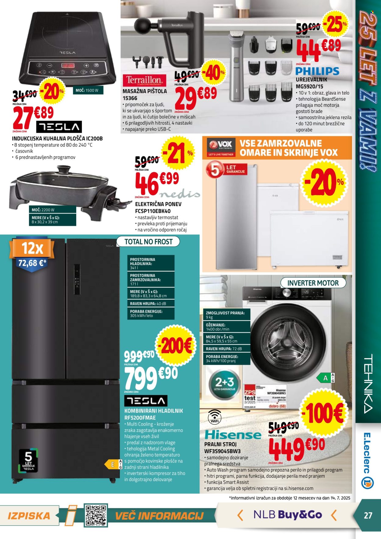 E.Leclerc katalog - 23.7.2025 - 2.8.2025. Stran 27