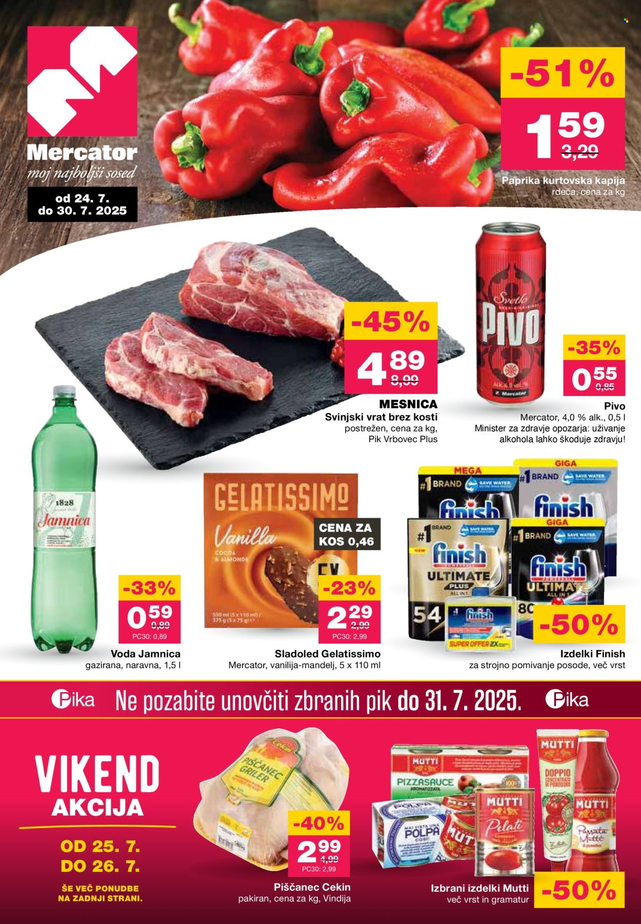Mercator katalog - 24.7.2025 - 30.7.2025. Stran 1