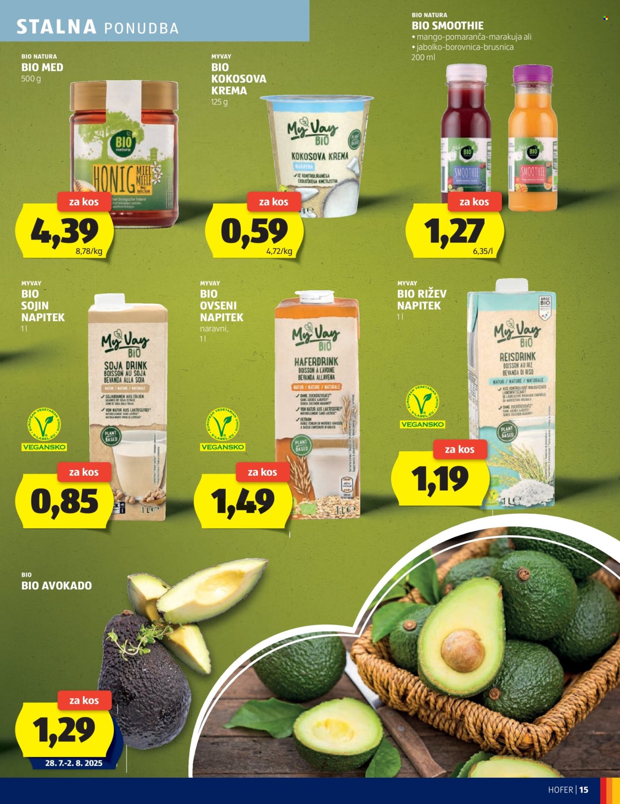 Hofer katalog - 28.7.2025 - 2.8.2025. Stran 15