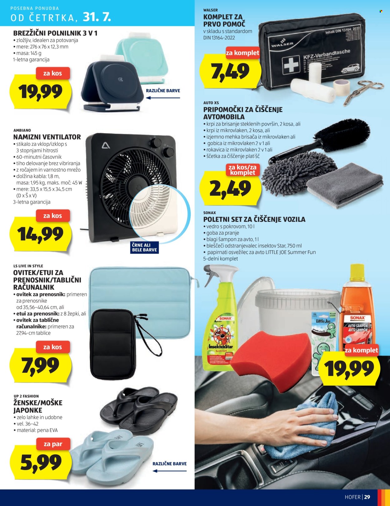 Hofer katalog - 28.7.2025 - 2.8.2025. Stran 29