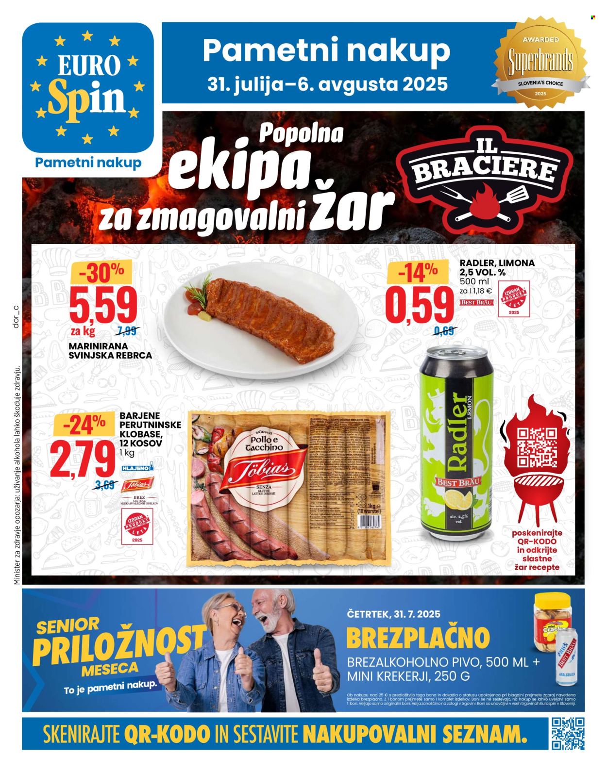 EuroSpin katalog - 31.7.2025 - 6.8.2025. Stran 1