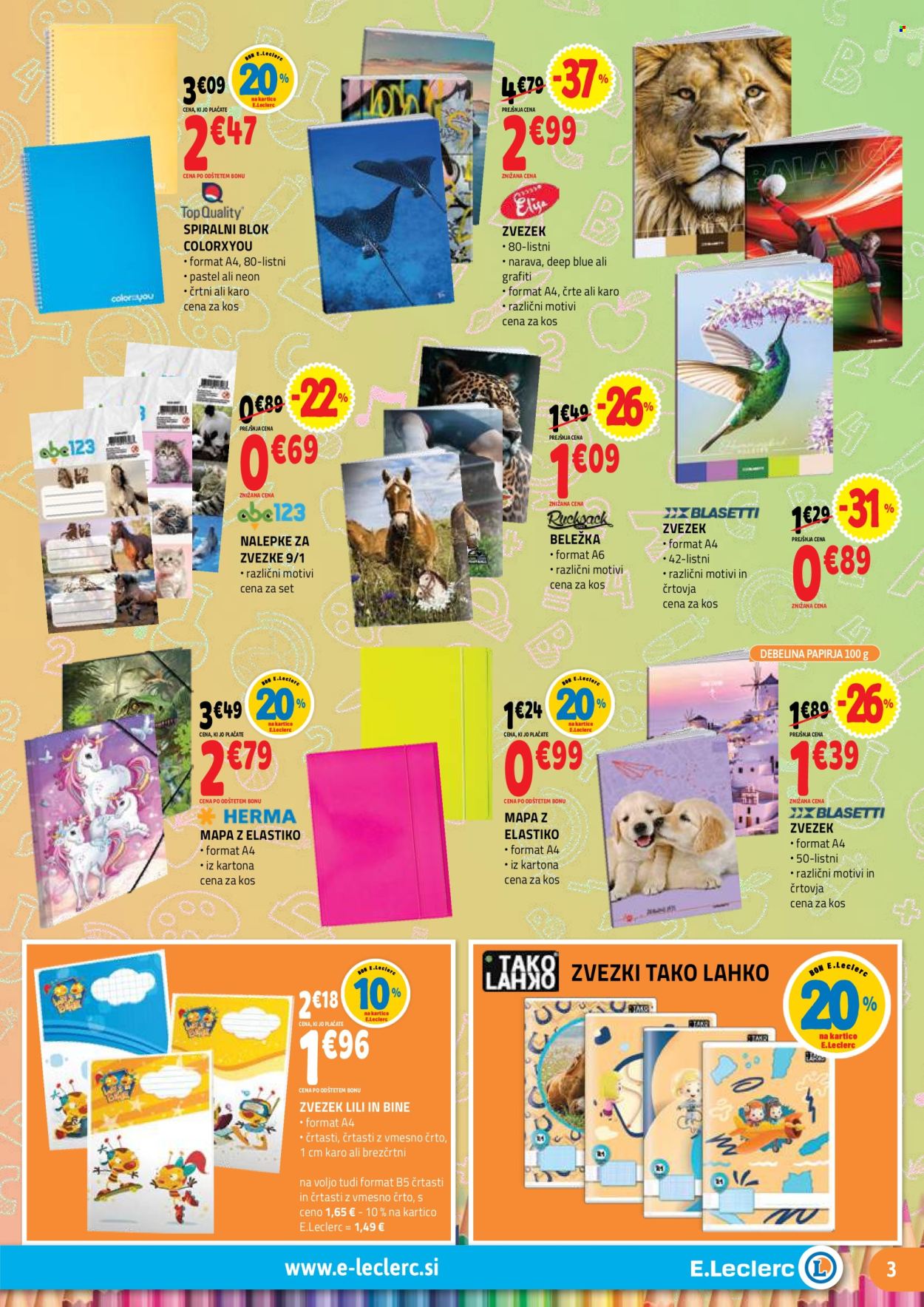 E.Leclerc katalog - 30.7.2025 - 30.8.2025. Stran 3
