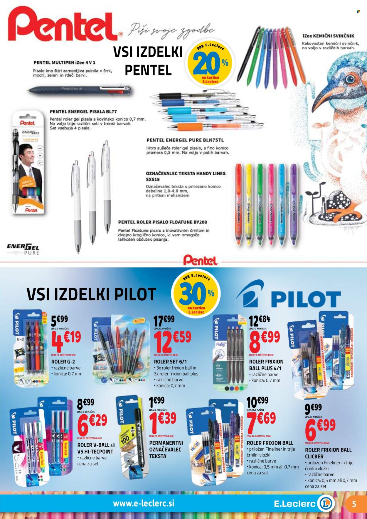 E.Leclerc katalog - 30.7.2025 - 30.8.2025. Stran 5