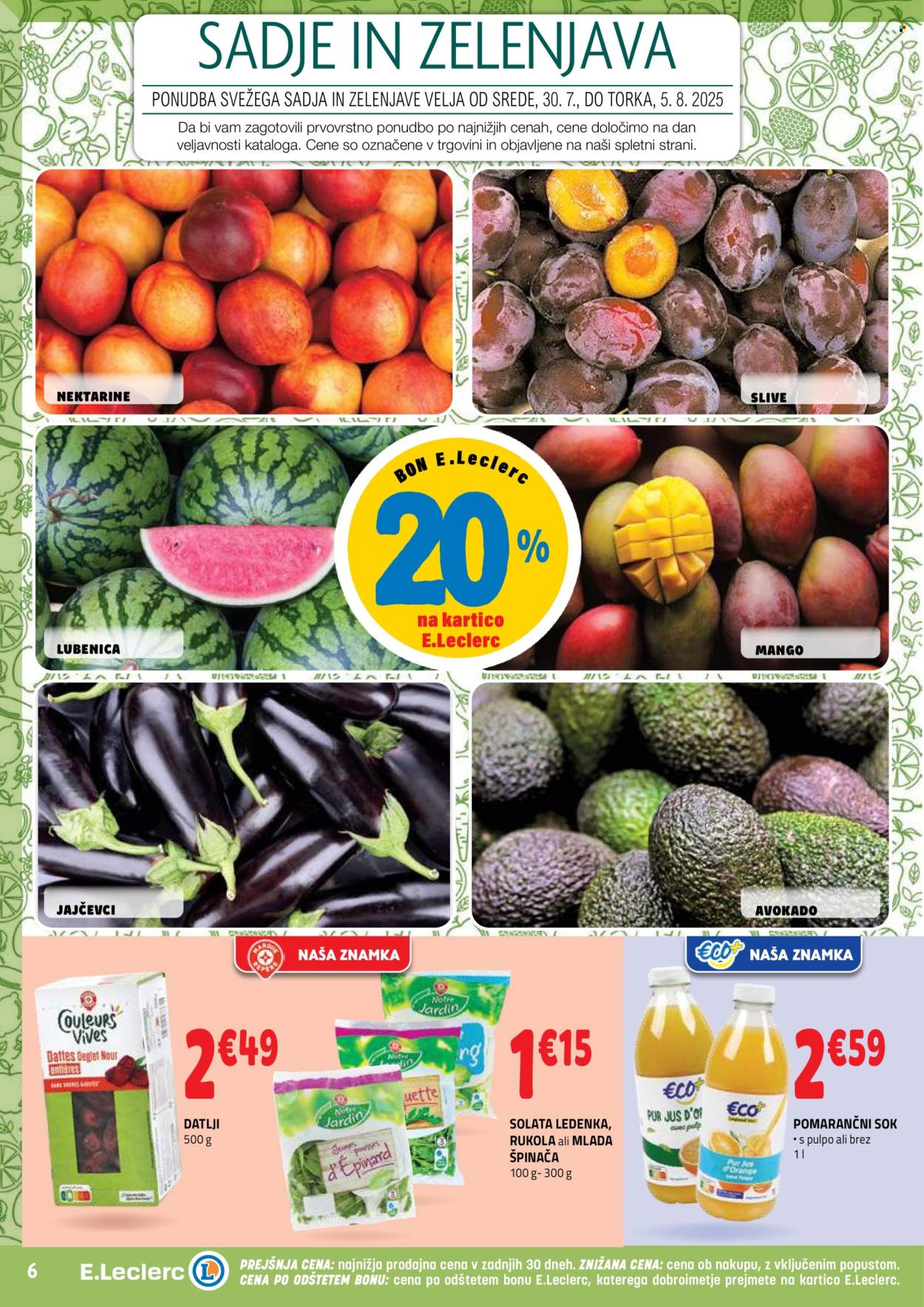 E.Leclerc katalog - 30.7.2025 - 9.8.2025. Stran 6