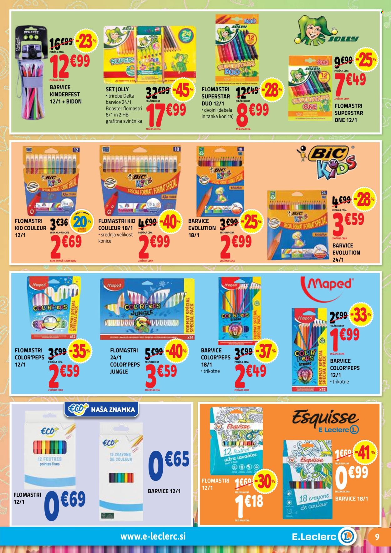 E.Leclerc katalog - 30.7.2025 - 30.8.2025. Stran 9