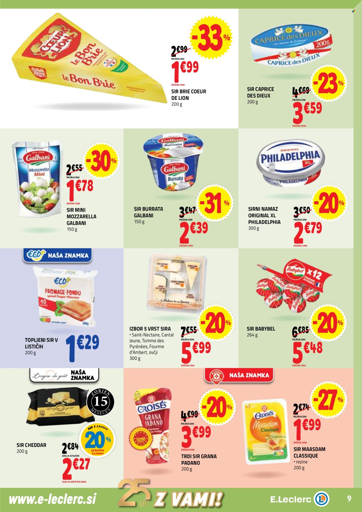 E.Leclerc katalog - 30.7.2025 - 9.8.2025. Stran 9