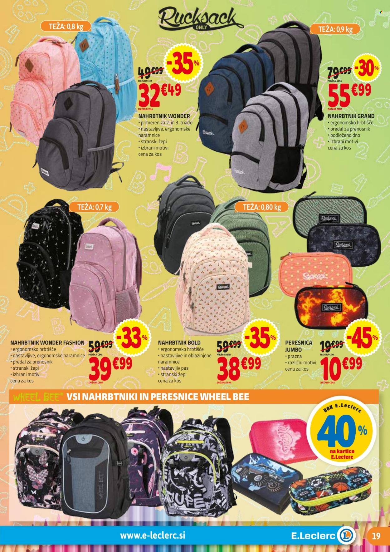 E.Leclerc katalog - 30.7.2025 - 30.8.2025. Stran 19