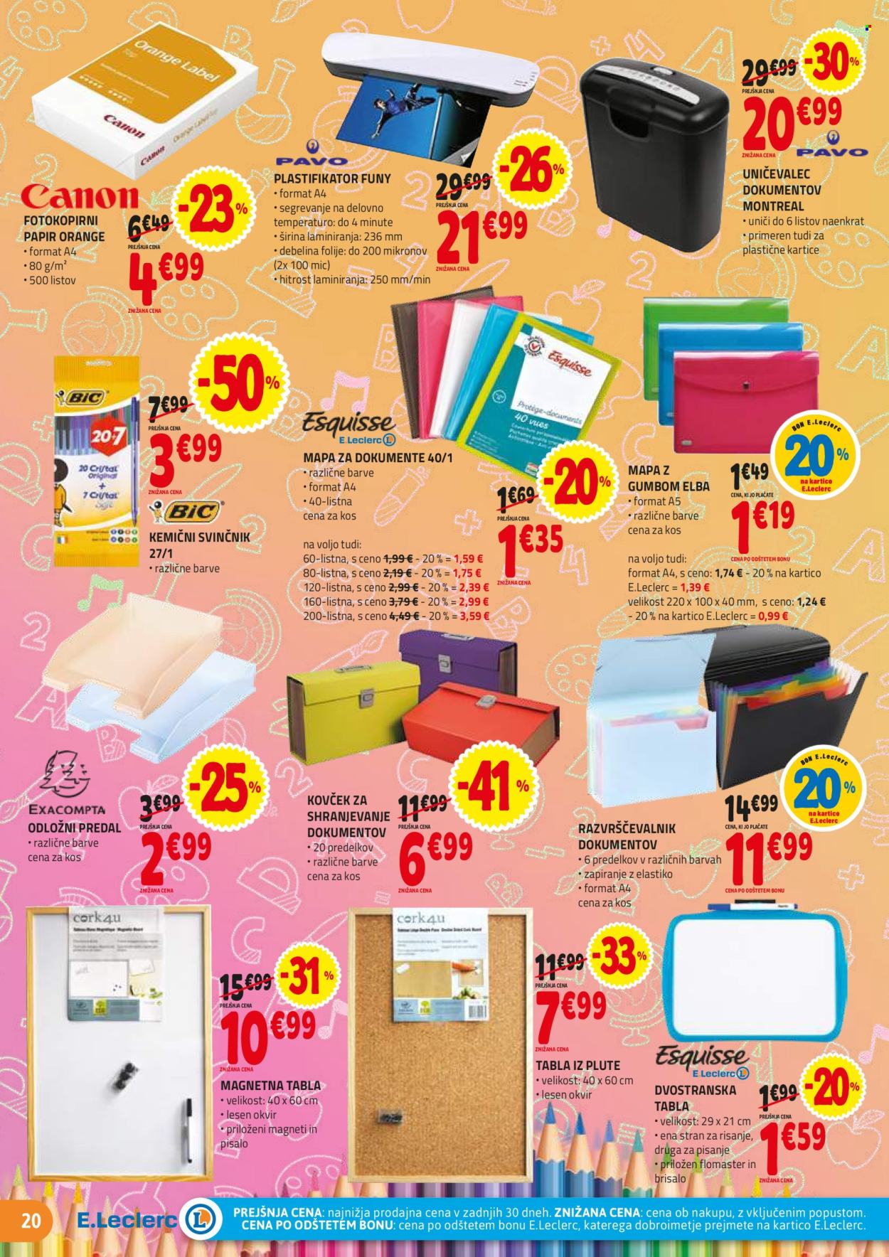 E.Leclerc katalog - 30.7.2025 - 30.8.2025. Stran 20