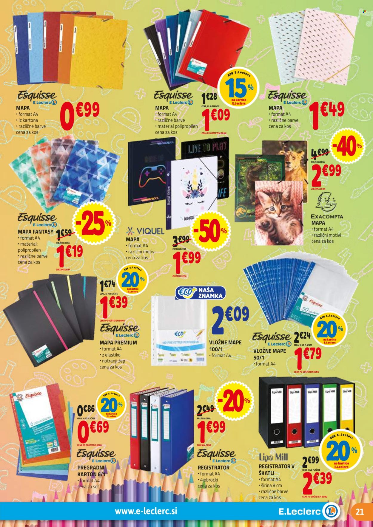E.Leclerc katalog - 30.7.2025 - 30.8.2025. Stran 21