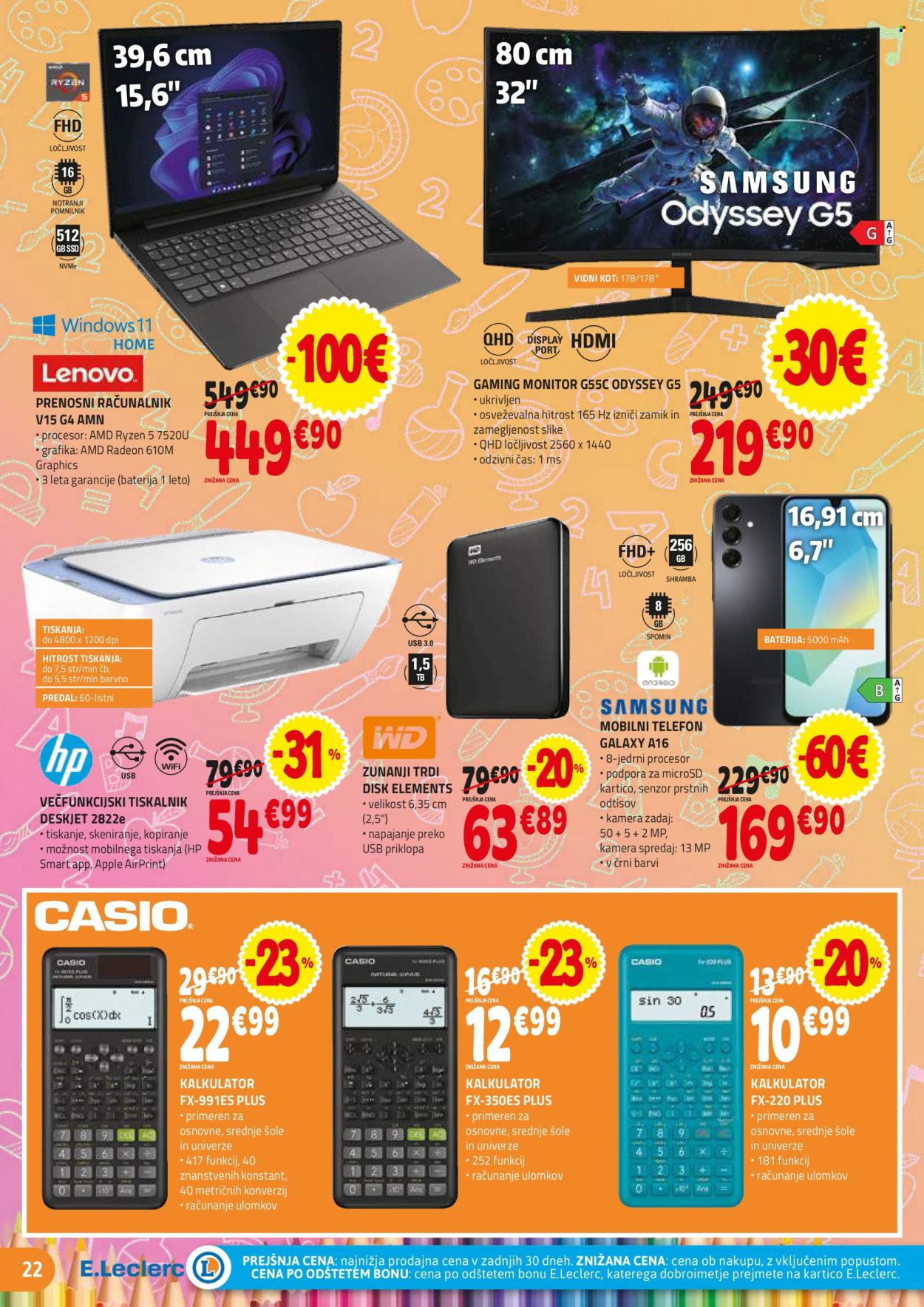 E.Leclerc katalog - 30.7.2025 - 30.8.2025. Stran 22
