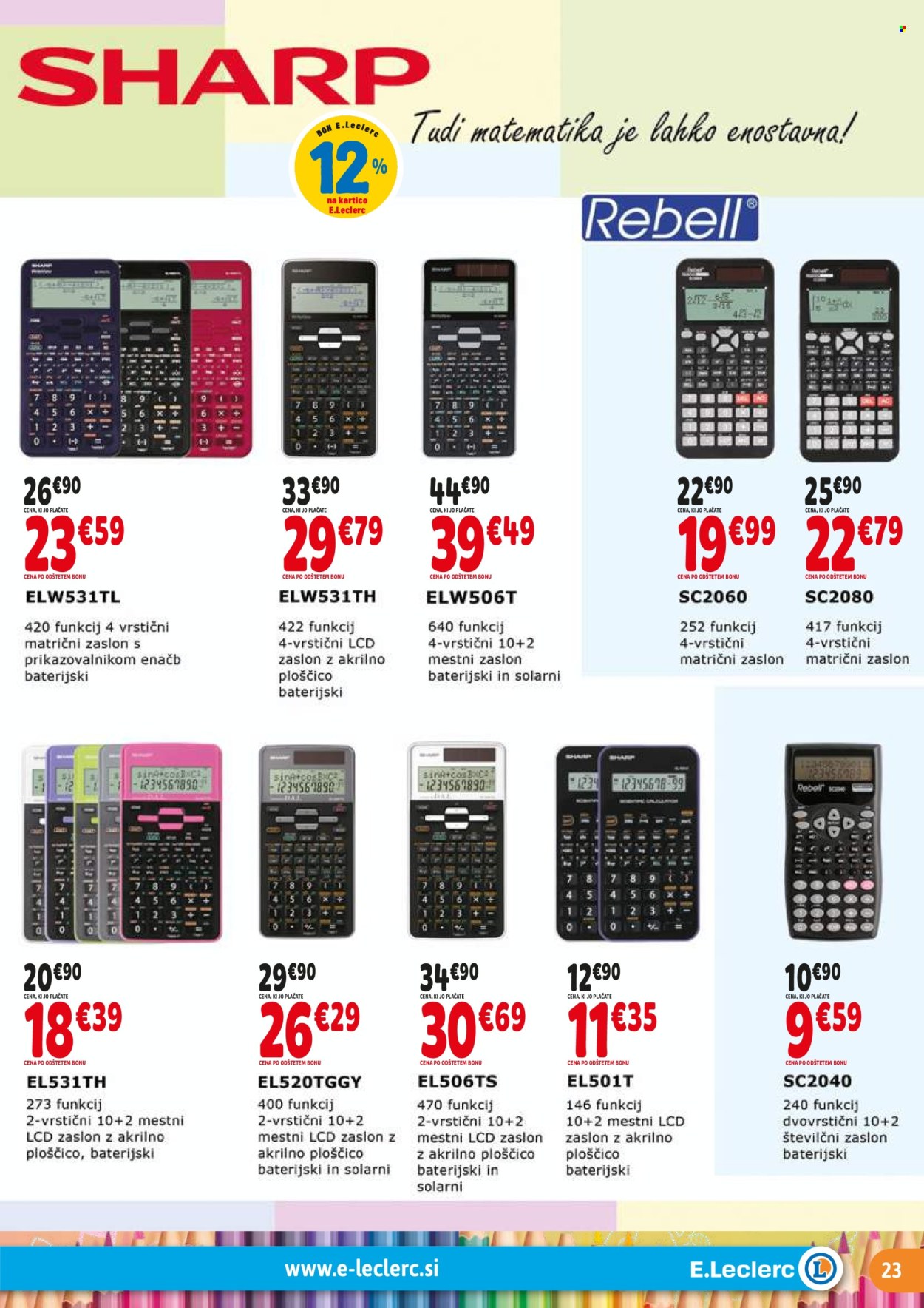 E.Leclerc katalog - 30.7.2025 - 30.8.2025. Stran 23