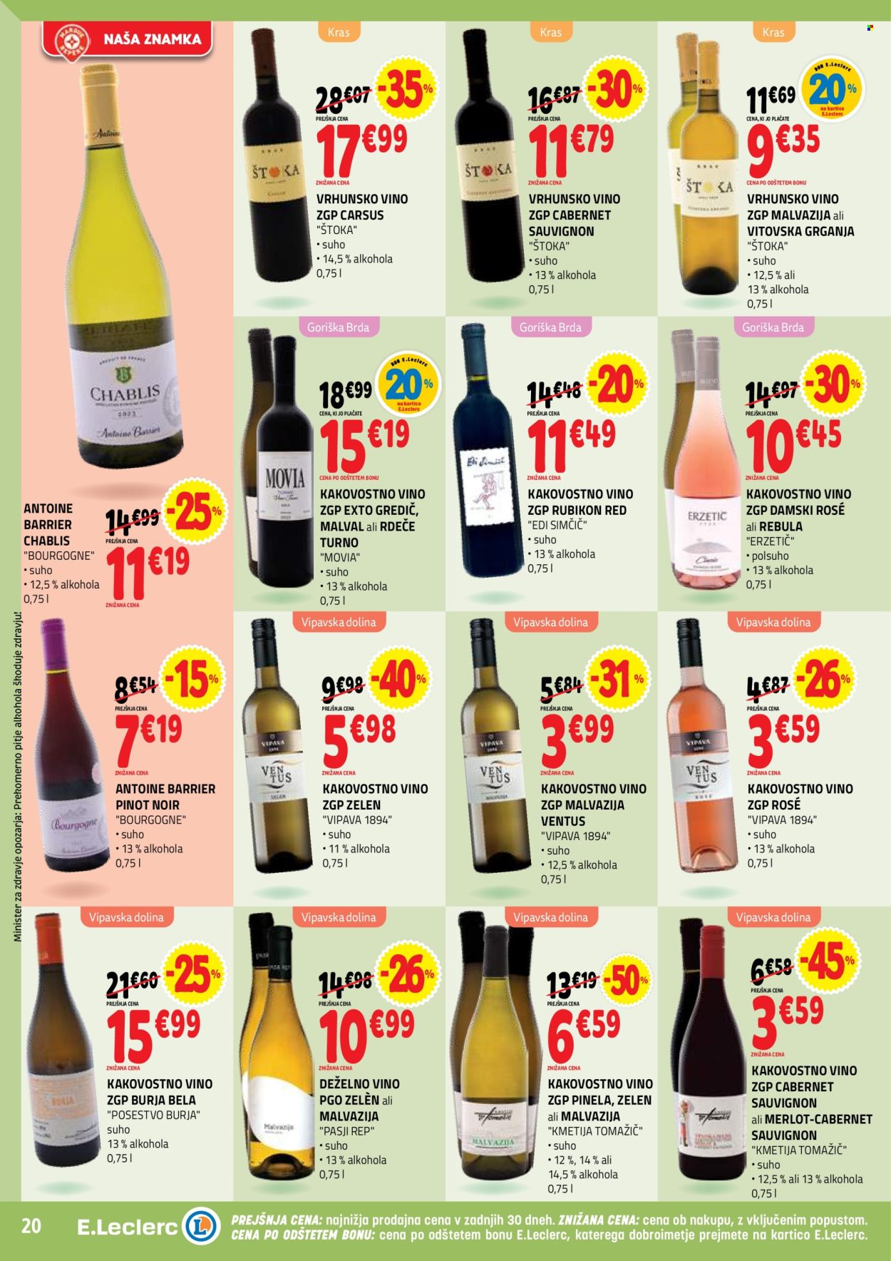 E.Leclerc katalog - 30.7.2025 - 9.8.2025. Stran 20