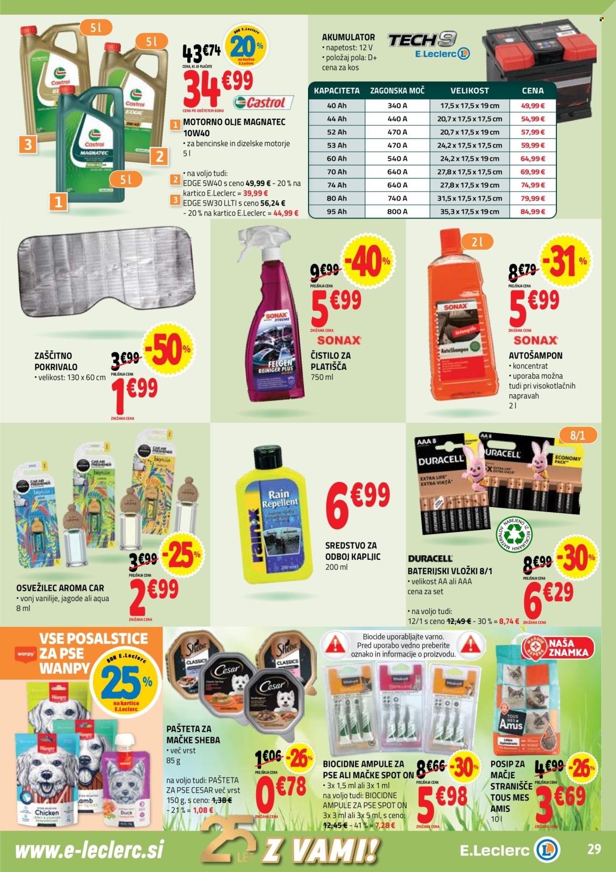 E.Leclerc katalog - 30.7.2025 - 9.8.2025. Stran 29