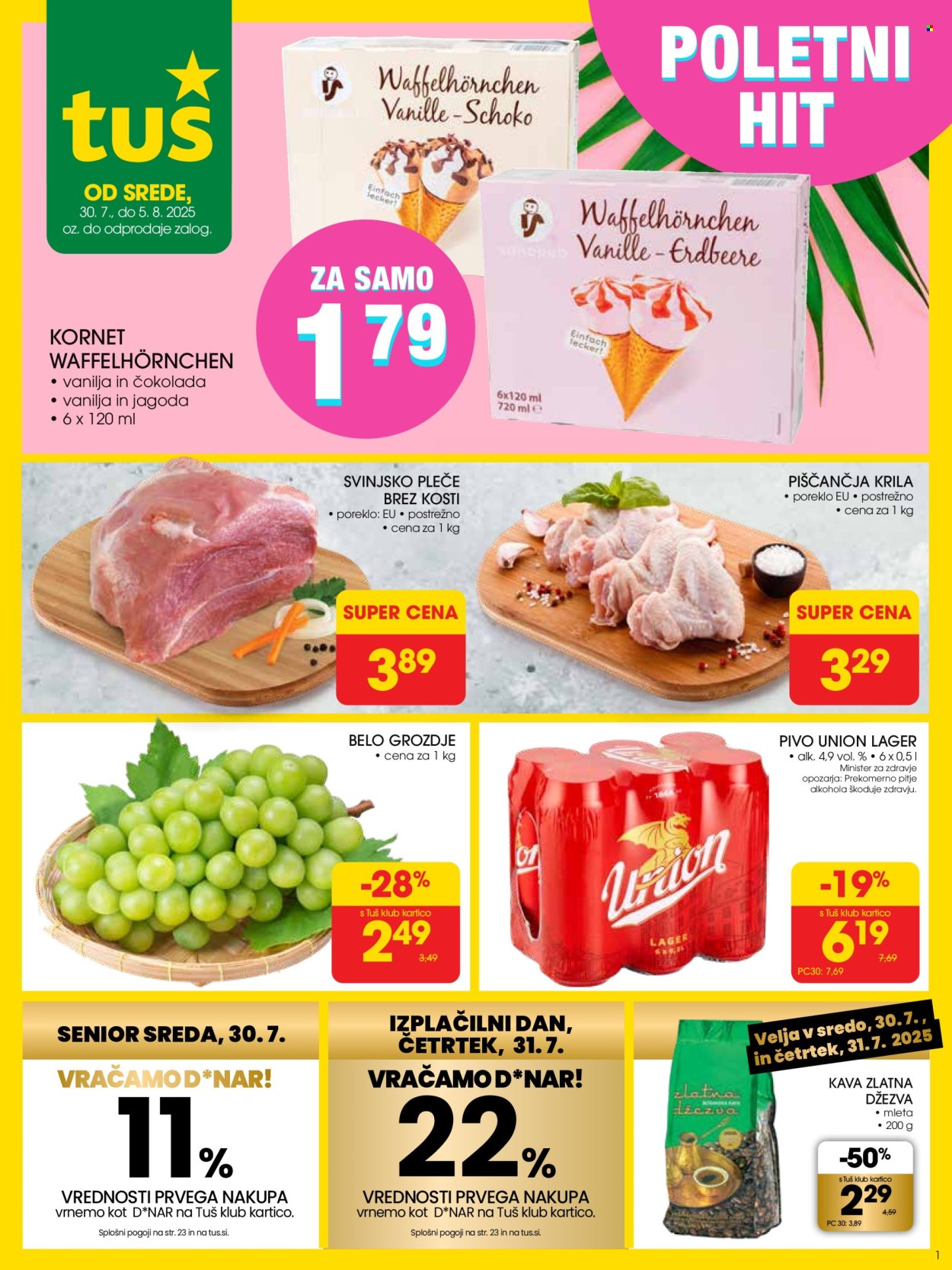 Tuš katalog - 30.7.2025 - 5.8.2025. Stran 1