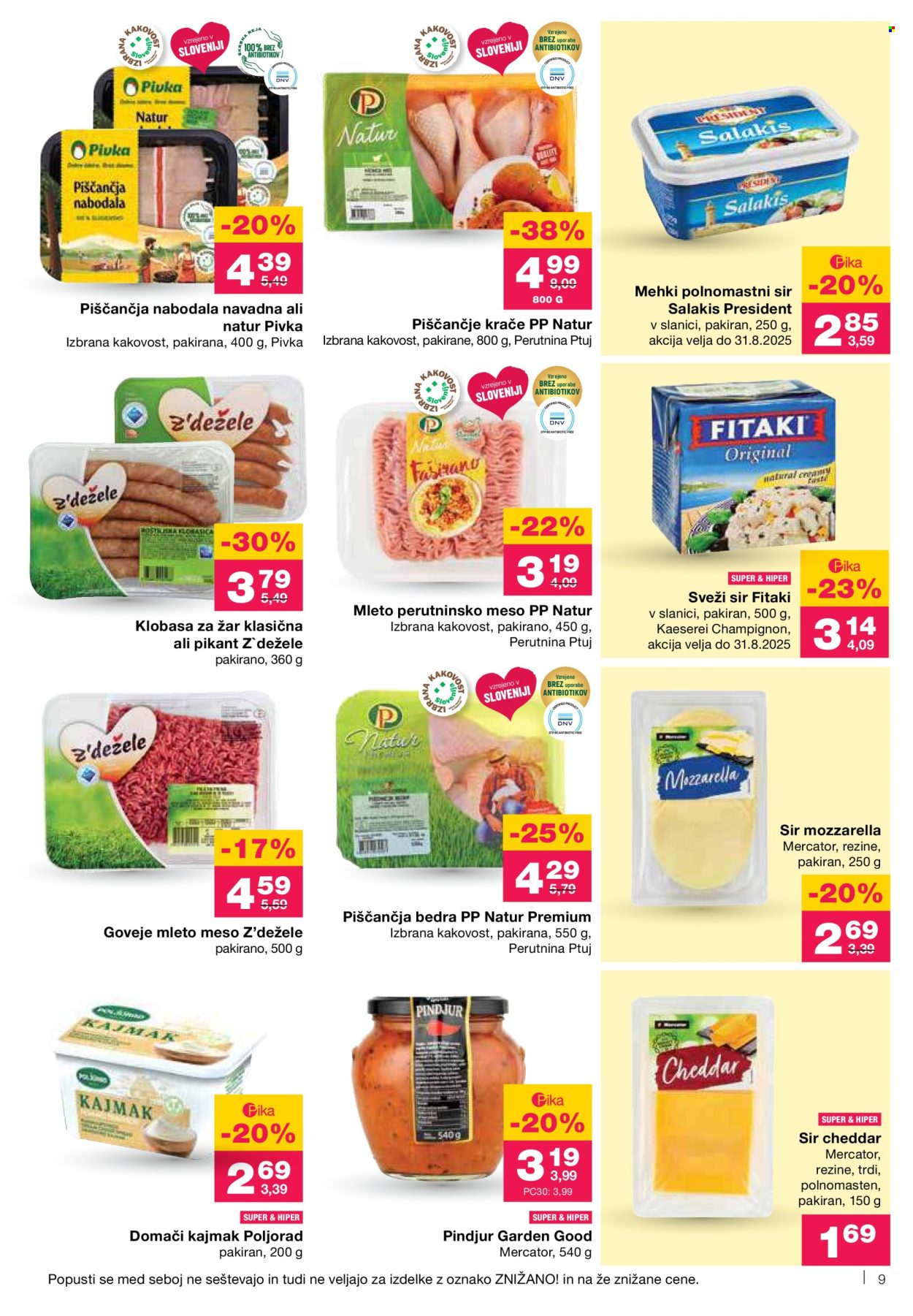 Mercator katalog - 31.7.2025 - 6.8.2025. Stran 9
