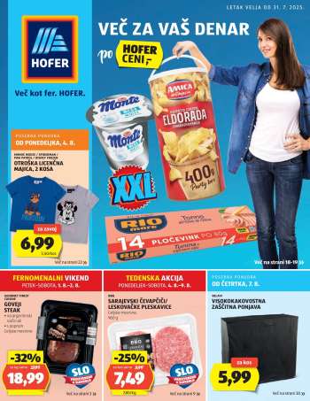 Hofer katalog - 31.7.2025 - 9.8.2025.