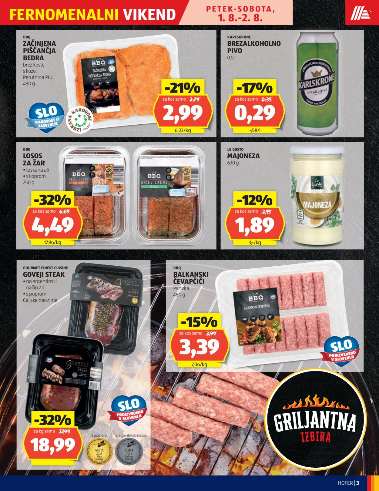 Hofer katalog - 31.7.2025 - 9.8.2025. Stran 3