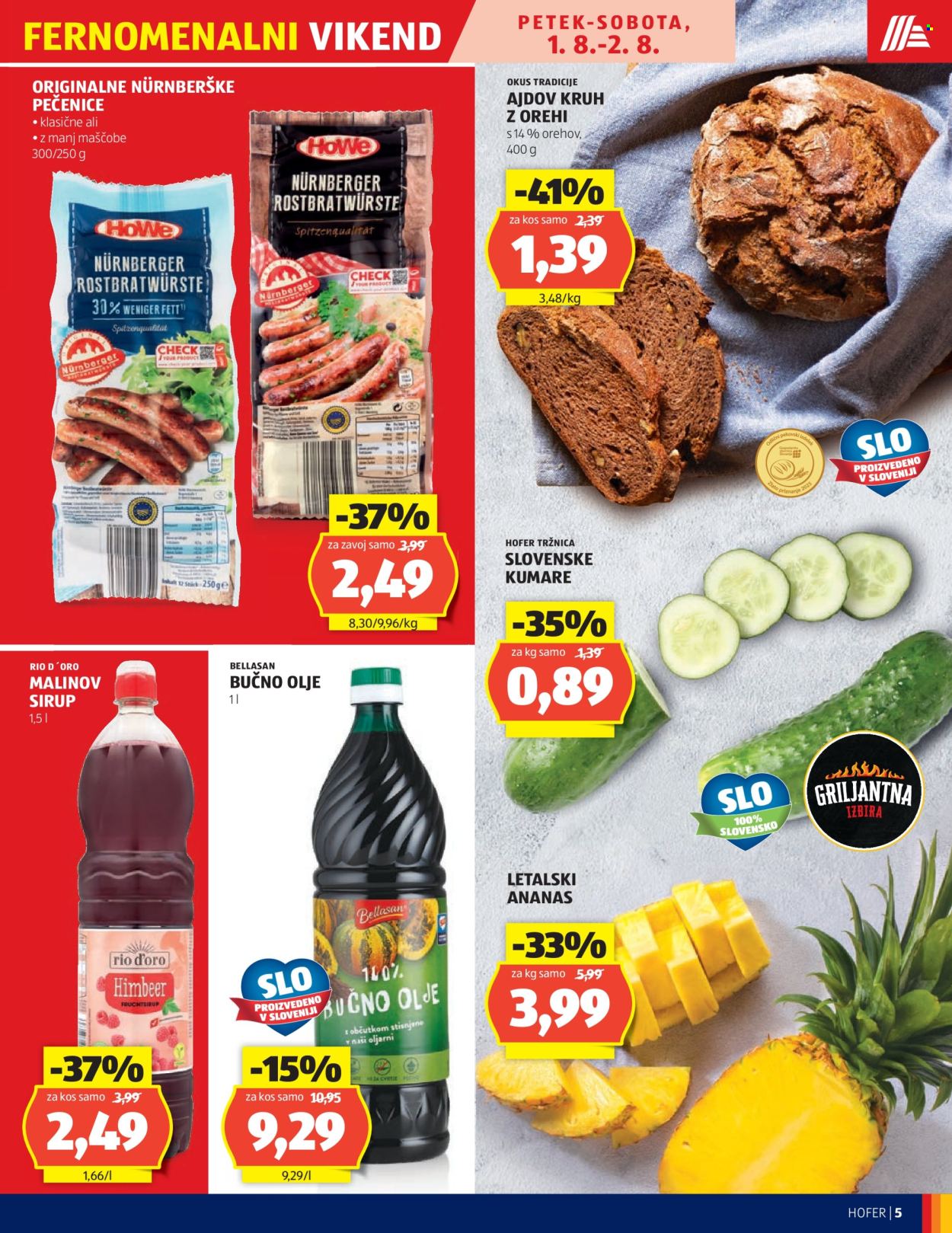 Hofer katalog - 31.7.2025 - 9.8.2025. Stran 5