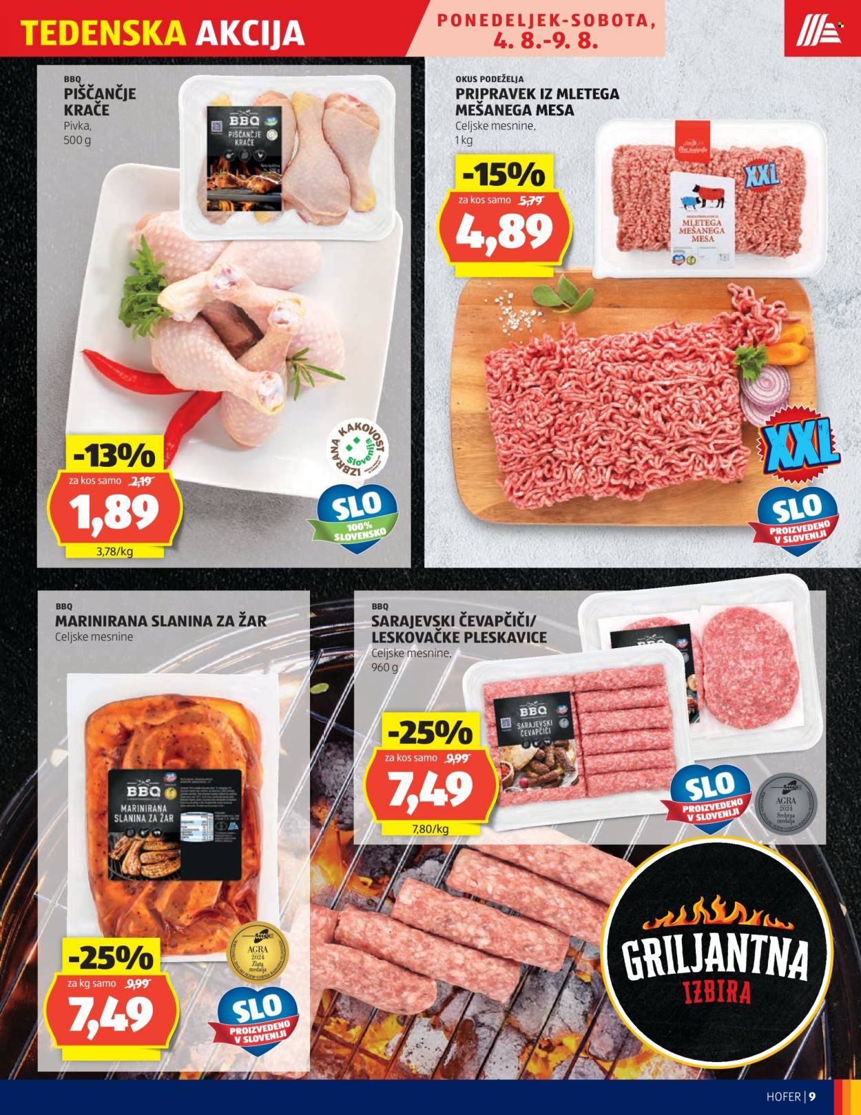 Hofer katalog - 31.7.2025 - 9.8.2025. Stran 9