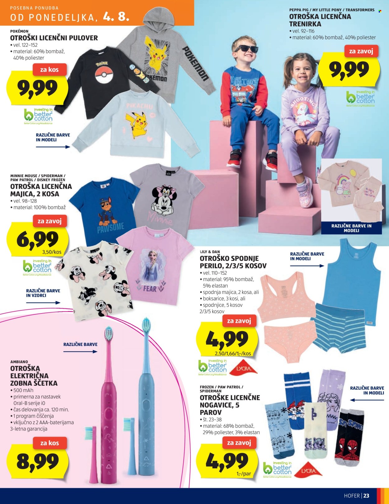 Hofer katalog - 31.7.2025 - 9.8.2025. Stran 23