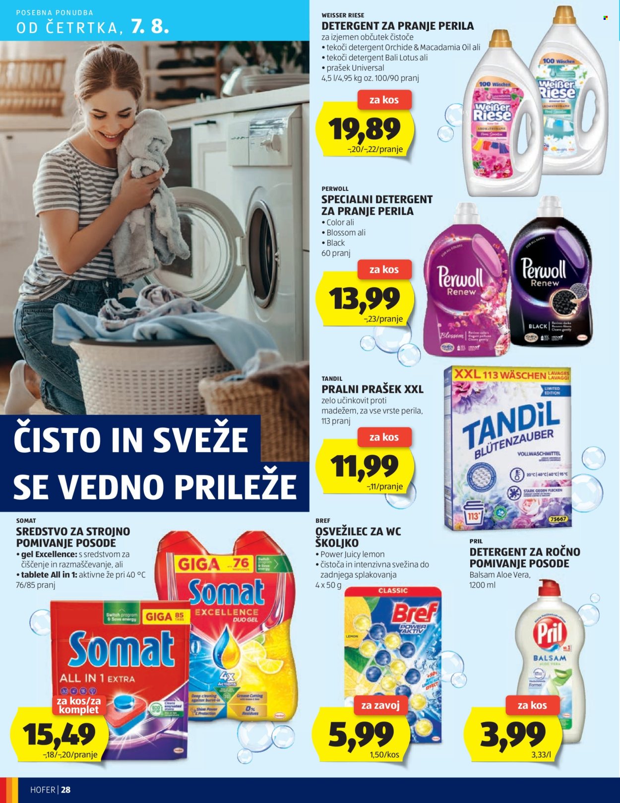 Hofer katalog - 31.7.2025 - 9.8.2025. Stran 28