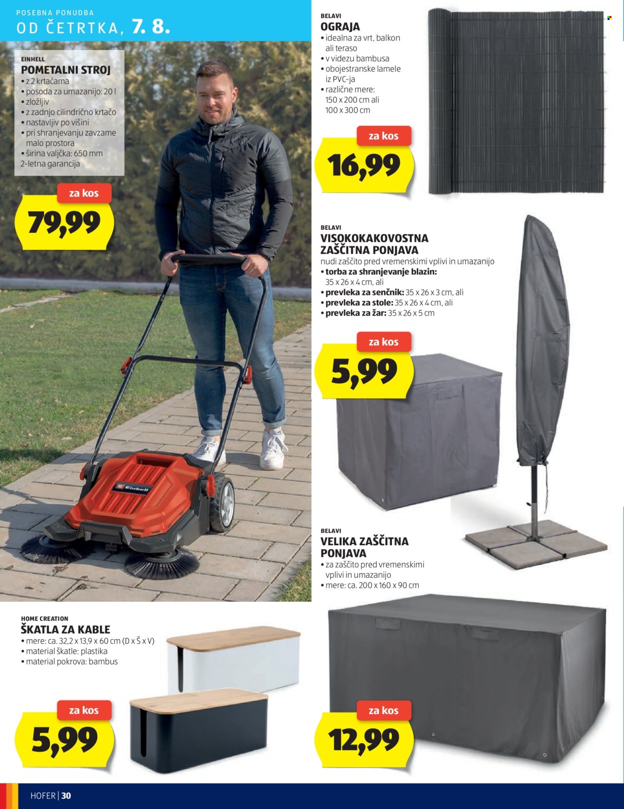 Hofer katalog - 31.7.2025 - 9.8.2025. Stran 30