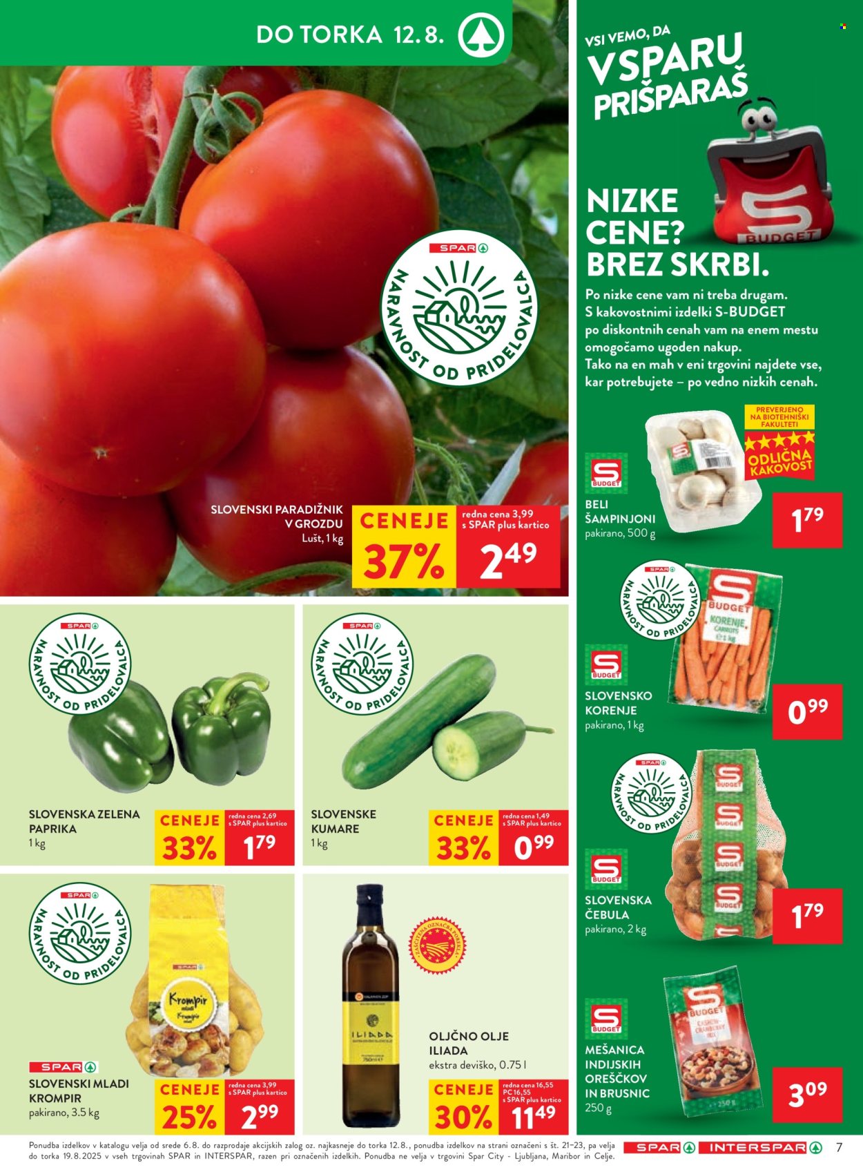 SPAR katalog - 6.8.2025 - 19.8.2025. Stran 9