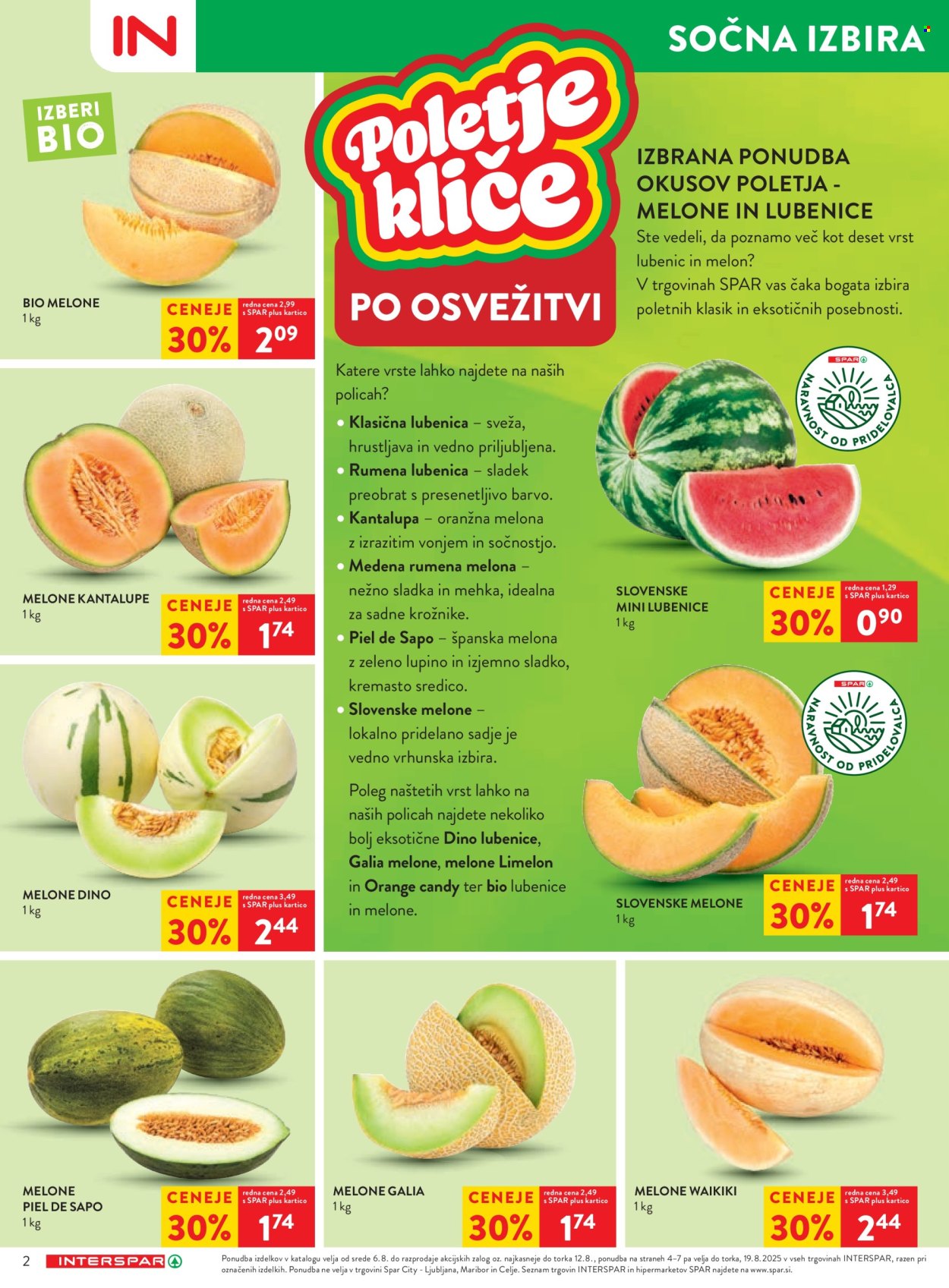 INTERSPAR katalog - 6.8.2025 - 19.8.2025. Stran 2