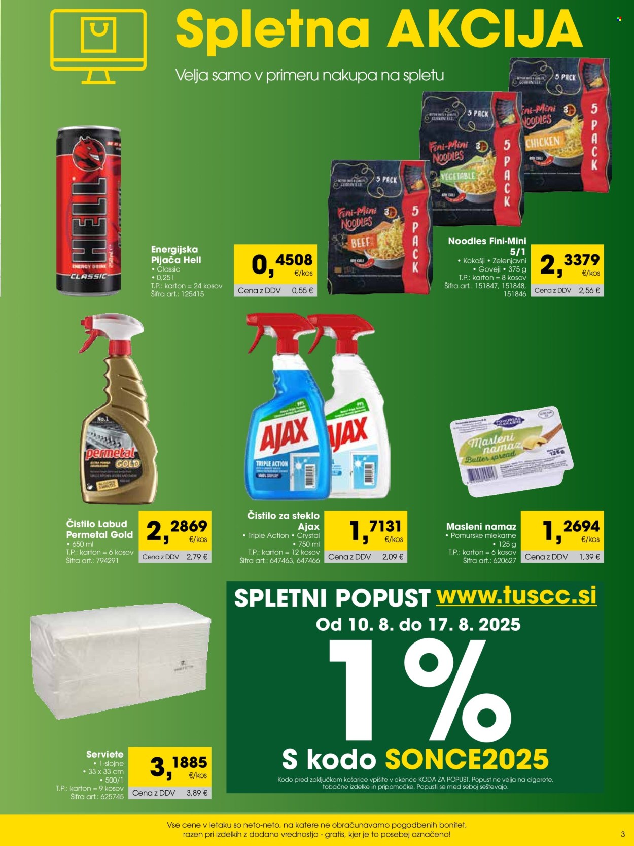 Tuš Cash & Carry katalog - 1.8.2025 - 31.8.2025. Stran 3