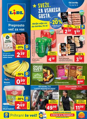 Lidl katalog - 7.8.2025 - 14.8.2025.